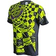 Fly Racing Chex Men's Short-Sleeve Sportswear Shirt - Grey