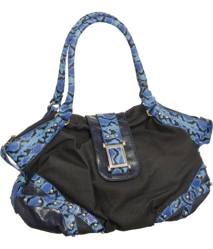 Blue & Black Large Python Stachel