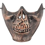 Skull Skeleton Airsoft Paintball Half Face Mask Protective