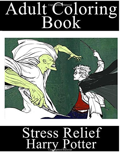 adult coloring book stress relief harry potter volume 6