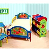 Sesame Street Elmo Theme Room in a Box Bed Toybox Table