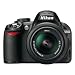 Nikon D3100 SLR-Digitalkamera (14 Megapixel, Live View, Full-HD-Videofunktion) Kit inkl. AF-S DX 18-55 mm VR Objektiv + 55-200 mm VR Objektiv