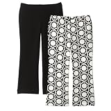 Infant Girls' Circo  Bootcut Kint Pant 2-pk. - Ebony/Ebony Print