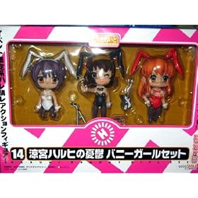 Melancholy Haruhi Suzumiya: Bunny Girl Set of 3