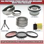 0.45x Lens & Filter Kit Fit Minolta Dimage Z6 Z5 Z3 New