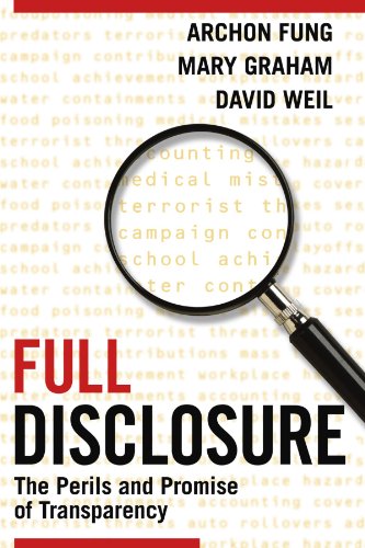 Full Disclosure: The Perils and Promise of Transparency Full Disclosure: The Perils and Promise of Transparency
