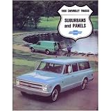 1968 CHEVROLET SUBURBAN PANEL TRUCK Sales Brochure by Chevrolet