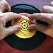 (10 Pack) Red Plastic 45 RPM 7 Inch Vinyl Record Adapter/Adaptor - 7