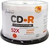 smartbuy CD-R 52��®��50�硦�ץ�󥿥֥� ��CDR80S52X50PW��