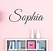 Fancy Cursive Single Personalized Custom Name Vinyl Wall Art Decal Sticker 28