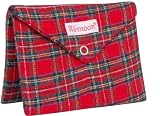 Amazon：携帯　Wemoon (ウィムーン) 布ナプキン 携帯ケース レッドタータンチェック柄 デラックス