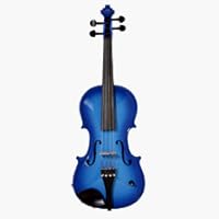 Barcus-Berry Full Size 4/4 European Made Acoustic Electric Violin Outfit - Barcus-Berry Blue Color