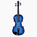 Barcus-Berry Full Size 4/4 European Made Acoustic Electric Violin Outfit - Barcus-Berry Blue Color
