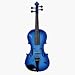Musical Instruments : Barcus-Berry Full Size 4/4 European Made Acoustic Electric Violin Outfit - Barcus-Berry Blue Color