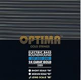 Optima 24 K Gold Plated Bass Guitar Strings .035-.090