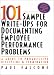 Books : 101 Sample Write-Ups for Documenting Employee Performance Problems: A Guide to Progressive Discipline and Termination