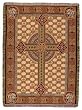 Irish Celtic Cross Tapestry Throw Blanket 50" x 60"