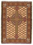 Irish Celtic Cross Tapestry Throw Blanket 50 x 60 Irish Celtic Cross Tapestry Throw Blanket 50 x 60