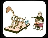 Mouse Pad with dinosaur, fossil, museum, guide, skeleton