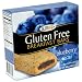 Glutino Gluten Free Breakfast Bars, Blueberry, 5-Count Boxes (Pack of 6)