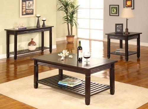Black Finish Sofa Table #AD 41222-sf