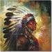 Fire Chief by Thomas duBois - Artwork On Tile Ceramic Mural 12.75 x 12.75 Kitchen Shower Backsplash