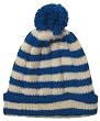 Pure Alpaca Natural Fiber Snow Hat for Baby (0-4 Months) - Calypso & White