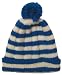 Pure Alpaca Natural Fiber Snow Hat for Baby (0-4 Months) - Calypso & White
