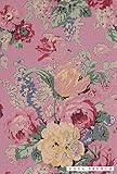 輸入壁紙 イギリス製 品番:AT10090 サイズ:52cm×10m 柄リピート：61cm(ステップ) カラー:ピンク