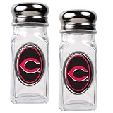 MLB Cincinnati Reds Salt and Pepper Shaker Set with Crystal Coat