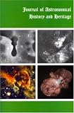 Journal of Astronomical History and Heritage
