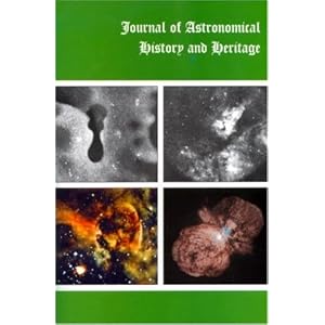 Journal of Astronomical History and Heritage by