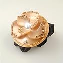Valadon Gold - Cubitas Picabia Collection (Hand-set Swarovski crystals, Ponytail jewelry)