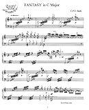 Bach C.P.E. Fantasy in C Major: Instantly download and print sheet music