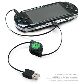 Sony PlayStation Portable (PSP) miniSync Retractable Cable by BoxWave Corporation