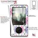 Microsoft ® Zune TM (Original 30 gig) Skin Argyle Blue And Pink WraptorSkinz TM Kit by TuneTattooz TM