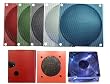 Steel mesh filter/80mm black