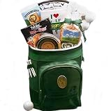 Snack Gift Basket in Mini Golf Bag Drink Cooler - Christmas Holiday Gift Idea for Golfers