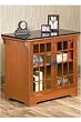 Craftsman Two Glass-door Lowboy With Granite Top