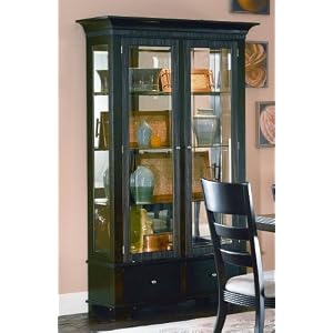 Paradise Collection Mocha Finish Curio China Cabinet by Homelegance