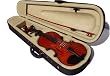 ViolinSmart Solid Wood NATURAL color 1/2 Size Teachers Recommended Student Violin + Bow + Case + Rosin Complete Set