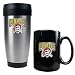 Pittsburgh Pirates MLB Stainless Steel Travel Tumbler & Black Ceramic Mug Set - Primary Logo by Great American Products