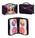 Electronics : CD/DVD Storage Case - Black 128 Capacity