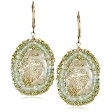 Eva Hanusova Cocoon Blue Topaz Crochet Earring