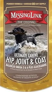 Missing Link Ultimate Hip, Joint & Coat Dog Supplement, 1 LB Missing Link Ultimate Hip, Joint & Coat Dog Supplement, 1 LB
