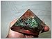 Jet Orgone Pyramid Green Aventurine Crystal Power Generator Cooper Coil for Vastu Balancing Healing Growth Meditation Approx 2.5-3 inch Long