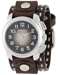 Nemesis Unisex 091KDTB Elegant Gradient Design Leather Band Watch