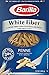 Barilla White Fiber Pasta, Mini Penne, 12 Ounce (Pack of 8)