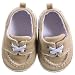 Luvable Friends Boy's Slip-on Shoe for Baby, Beige, 12-18 Months