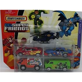 Matchbox DC Super Friends 5 Pack Cars